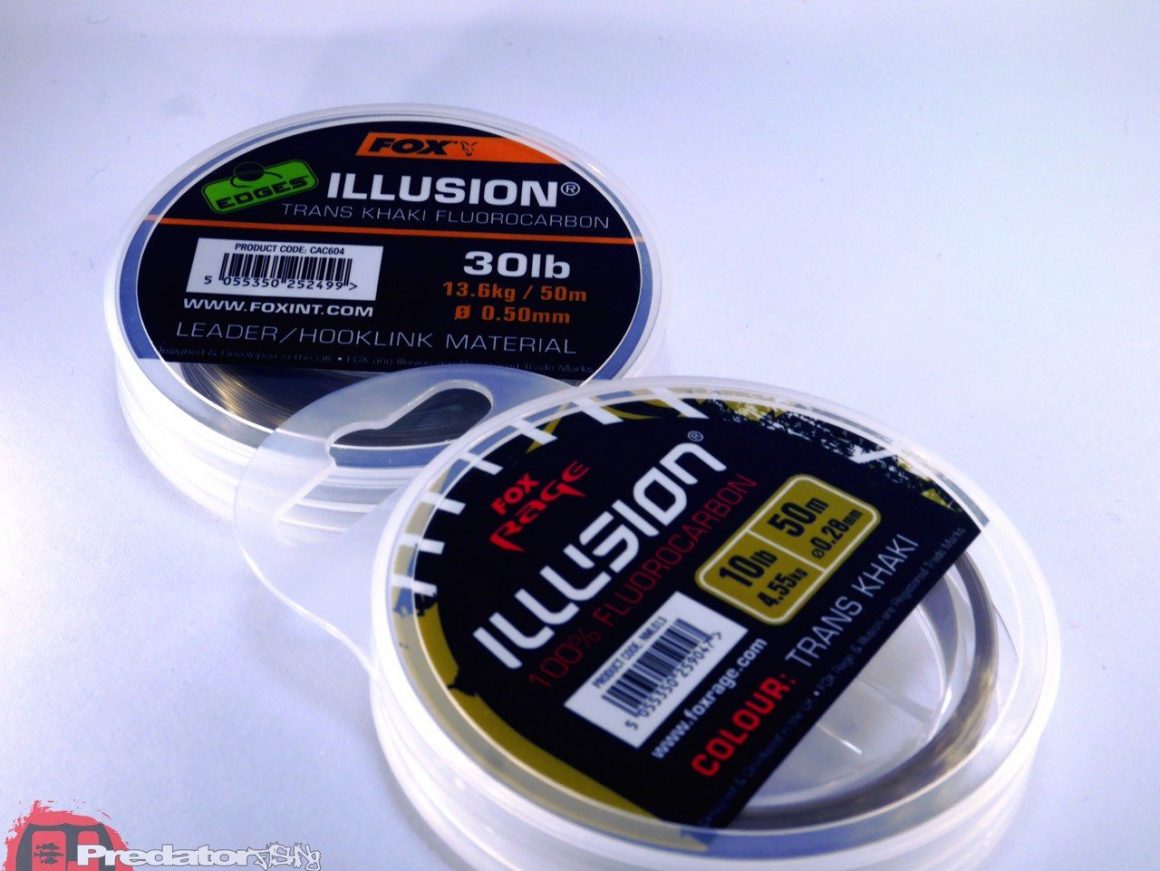 FOX-Rage Illusion Soft Fluorocarbon- Trans Khaki