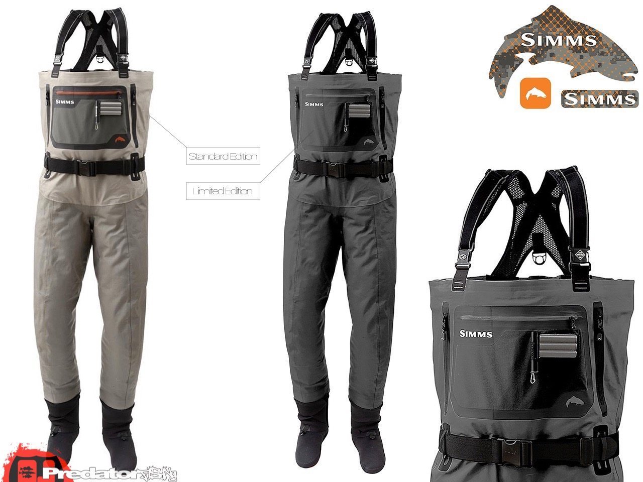 Simms G4X pro limited edition guide waders.
